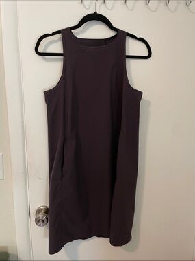 Arc'teryx Sleeveless Midi Dress in Deep Plum